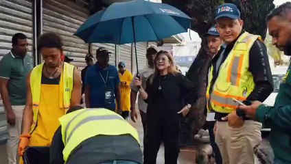 Carolina continúa supervisando trabajos para mitigar efectos de las lluvias y pide colaboración a los ciudadanos