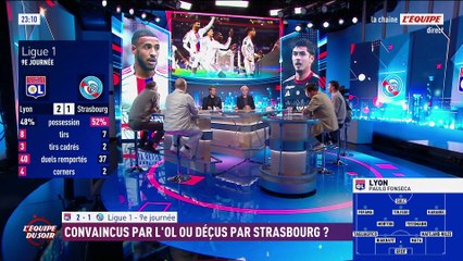 Convaincus par l'OL ou déçus par Strasbourg ? - L'Équipe du Soir - extrait