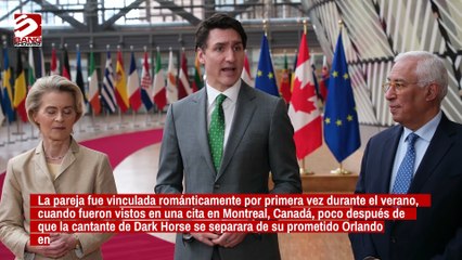 Katy Perry y Justin Trudeau hacen su primera aparición pública como pareja