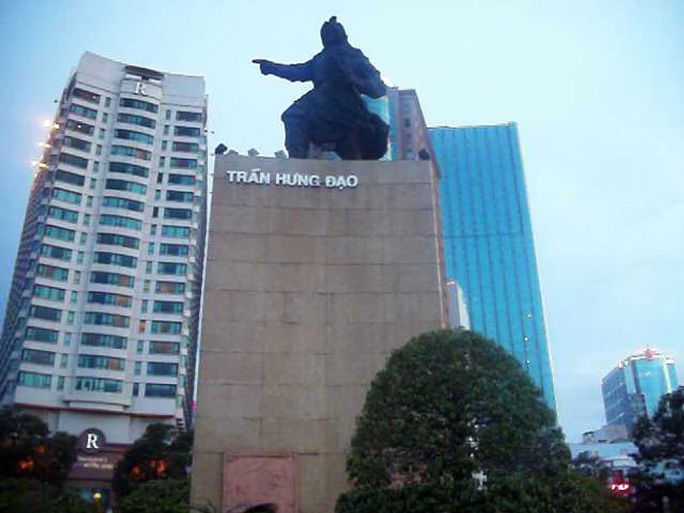 Tran Hung Dao Monument in Ho Chi Min City (Formerly Saigon), Vietnam