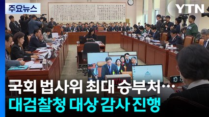 국정감사 3주차...법사위, 대검찰청 대상 감사 / YTN