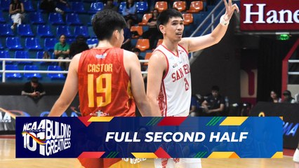 FULL SECOND HALF - San Beda Red Lions vs San Sebastian Golden Stags | NCAA Season 101