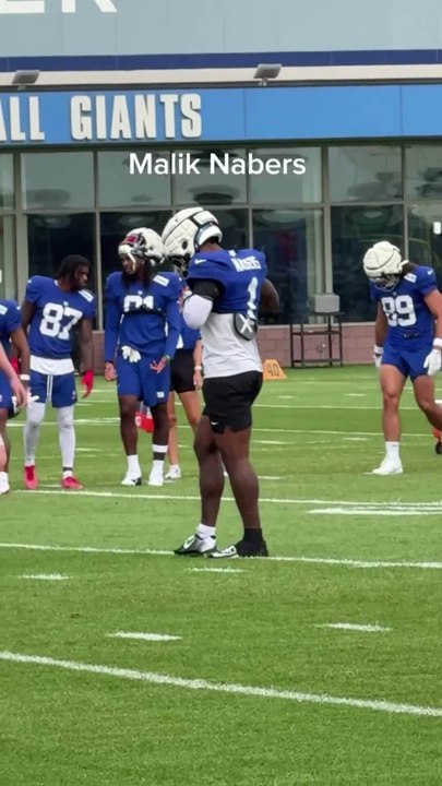 Giants training camp on Thursday 7/31