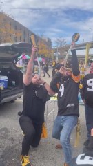 Newly acquired Yankee David Bednar seen chugging beer with Steelers fans