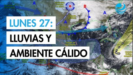 Clima México lunes 27 de octubre: se acerca frente frío 11, lluvias y ambiente cálido en el país