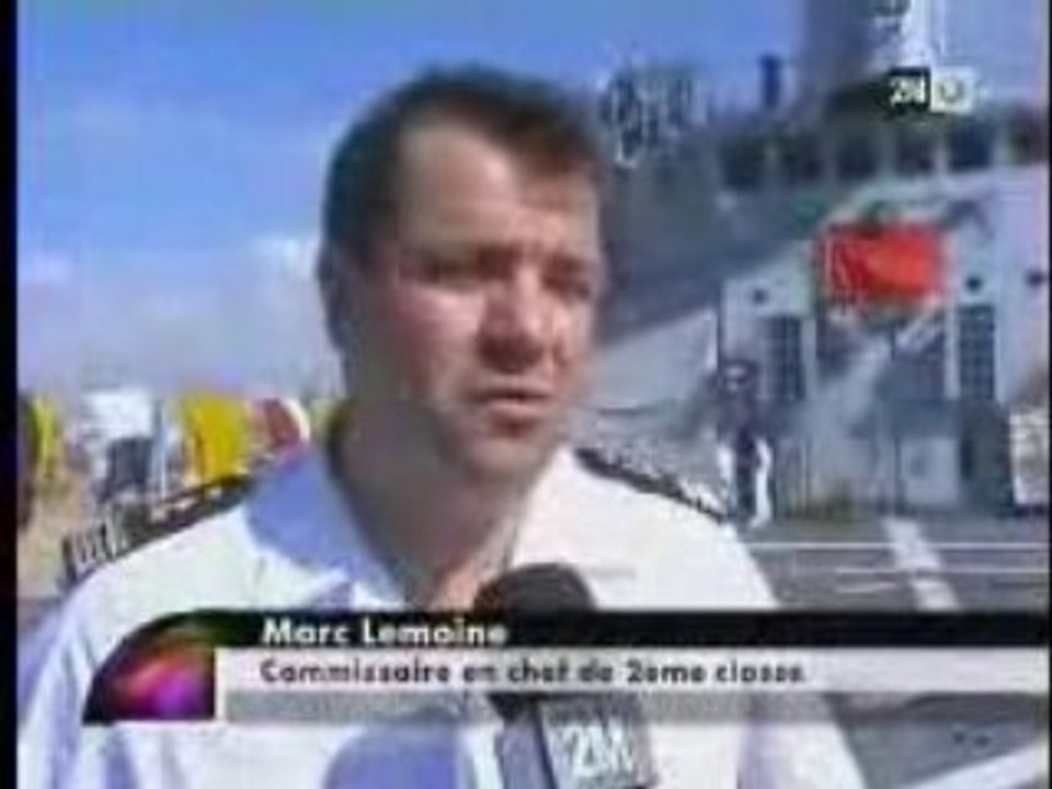 Navires francais et allemands font escale a Casablanca