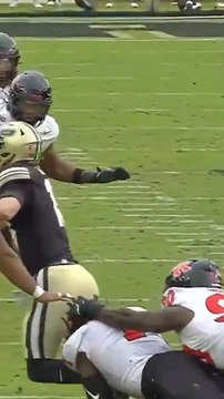 Rutgers recovers after purdue QB fumbles blocked pass