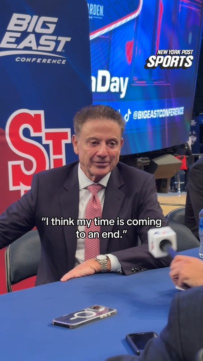 Rick Pitino talks about how long he plans on coaching