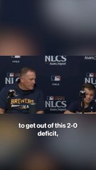 Pat Murphy's son, Austin, answers question at press conference