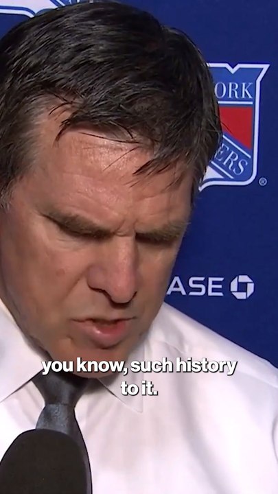 Sully gets his first W and game puck with the Rangers