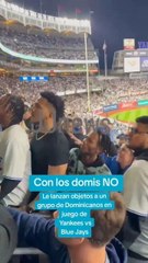 Yankee fans throw plastic bottles at Vladimir Guerrero Jr.'s family members