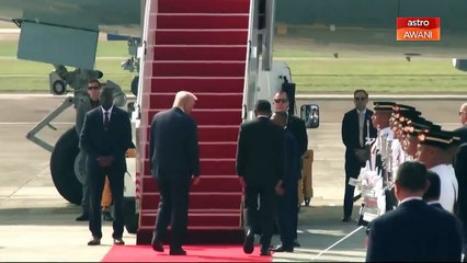 Trump tinggalkan Malaysia, berlepas ke Jepun
