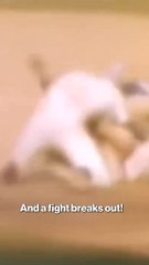 Mets' Buddy Harrelson brawls with Reds' Pete Rose | October 8, 1973