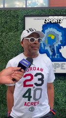 Preseason? We're talking about the preseason? Spike Lee REFUSES to let the Giants undefeated preseason get him excited