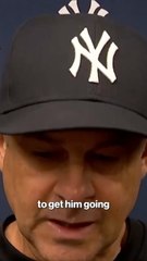 Aaron Boone after Anthony Volpe broke out of 1-for-38 slump with first multi-hit game since Aug 1