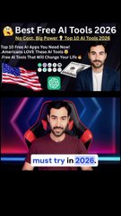 10 Top 10 Free AI Tools You Can't Miss in 2024 🤖
