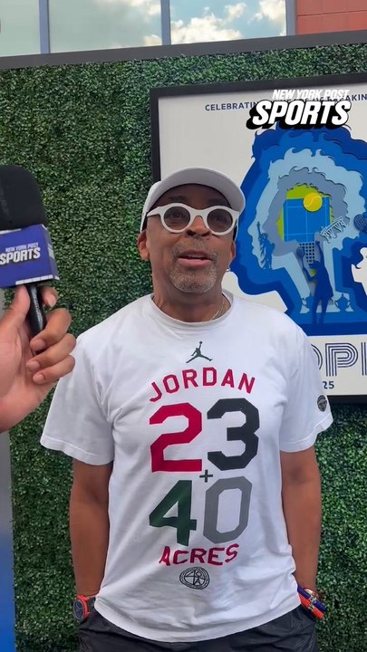 We had to check in with Spike Lee to see how he feels about his Knicks this season as he heads in to check out tonight's US Open action. "This our year."