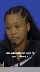 Naomi Osaka: "One of the worst things you can say to a black tennis player"