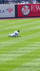 The believed moment Mariano Rivera tore his Achilles during the Yankees' Old Timers Day
