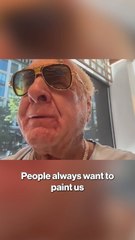 Ric Flair in tears as he speaks about Hulk Hogans passing