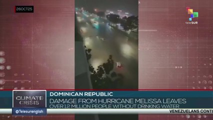 Damage from hurricane Melissa leaves over 1.2 million people without drinking water