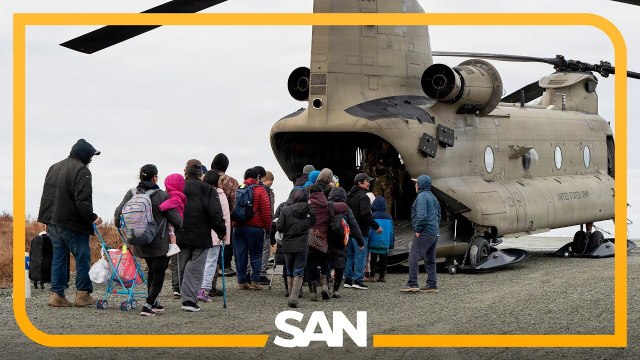 Video shows hundreds airlifted from flood-ravaged Alaska villages