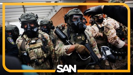 On the ground in Portland: City remains calm despite protests at ICE facility