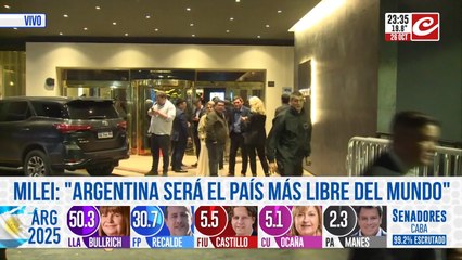 Euforia libertaria: Milei salió a festejar y se sacó fotos con sus seguidore