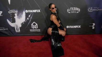 Kiki Boyd attends the red carpet at the 6th annual Unruly Halloween Party