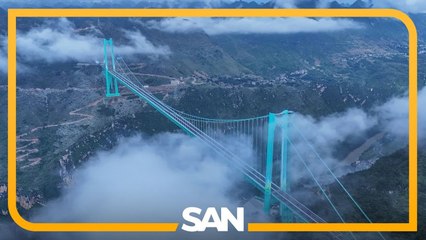 At 2,000 feet, world’s highest bridge opens in China