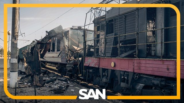 Russian drone strikes kill one and injures dozens at Ukrainian railway station