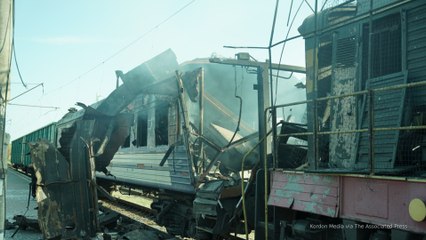 Russian drone strikes kill one and injures dozens at Ukrainian railway station