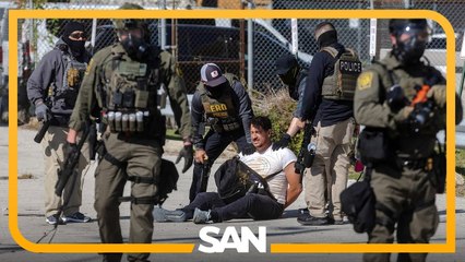 Protest at Illinois ICE facility draws tear gas, accusations of violence