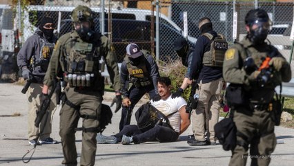 Protest at Illinois ICE facility draws tear gas, accusations of violence