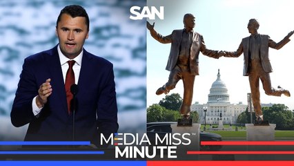 Trump-Epstein statue removed; congressional candidate defends Kirk comments: Media Miss Minute