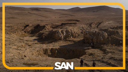 ‘A crime that shocks the mind’: Iraq exhumes mass grave site left by ISIS