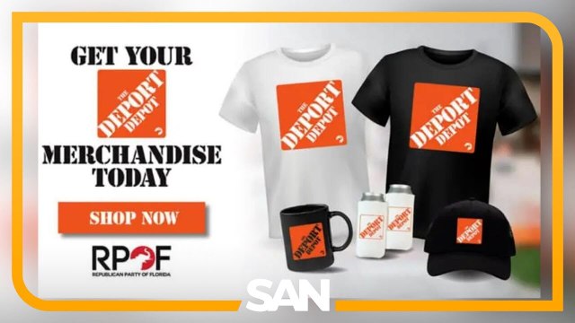 Florida GOP pulls ‘Deportation Depot’ merchandise after Home Depot objects: Report