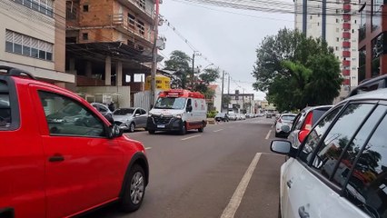 Samu resgata homem de 79 anos com mal-estar no Centro de Cascavel