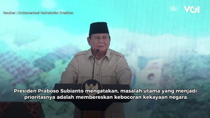 Presiden Prabowo Peringatkan, Tidak Boleh Ada Mafia dalam Pemerintahan