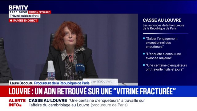 Casse au Louvre: Tous deux ont partiellement reconnus les faits , déclare la procureure de la République de Paris