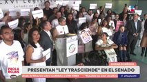 Samara Martínez presenta en el Senado “Ley Trasciende”