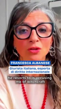 Francesca Albanese accusata di essere una strega dall'ambasciatore israeliano all'Onu