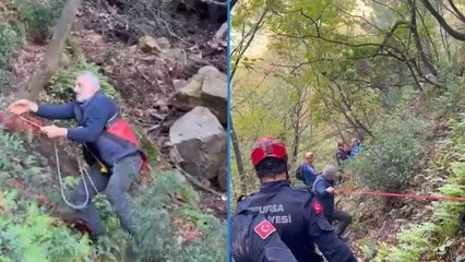 Kestane toplamak için çıktıkları Uludağ’da mahsur kaldılar: 3’ü çocuk, 4 kişi kurtarıldı