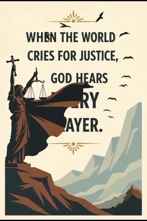 When the world cries for Justice | God Hears every Prayer | Bible Verse