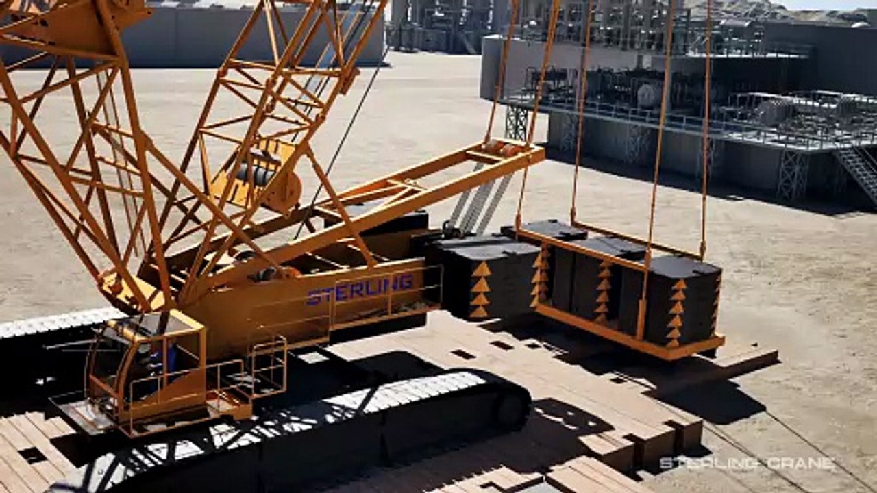 Sterling Crane – Two Cranes Replace a Heavy Oil and Gas Reactor
