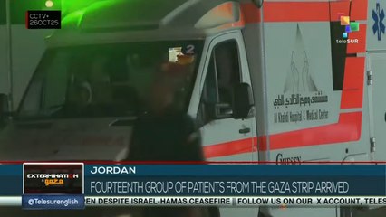 Jordan: Fourteenth group of patients from the Gaza Strip arrived