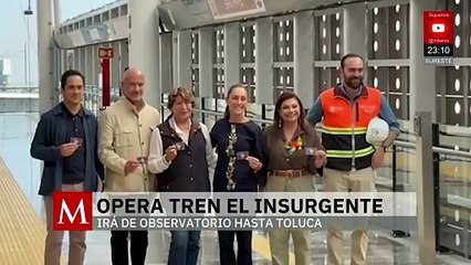 Claudia Sheinbaum anuncia cuándo comenzará a operar el Tren Insurgente