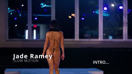 Jade Ramey in SLOW MOTION  Miami Swim Week at DAER