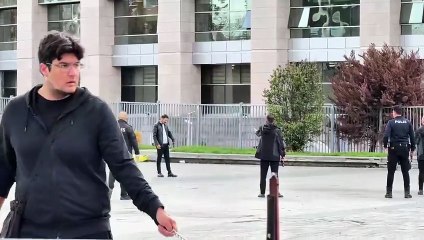 Çağlayan adliyesinde silahlı eylem