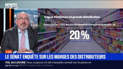 BFM éco : Le Sénat enquête sur les marges des distributeurs - 27/10